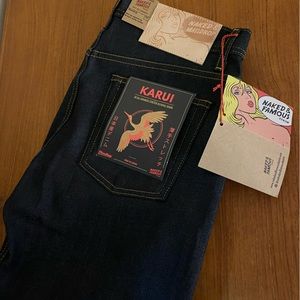 Naked and Famous Denim Jeans - Weird Guy Karui Selvedge